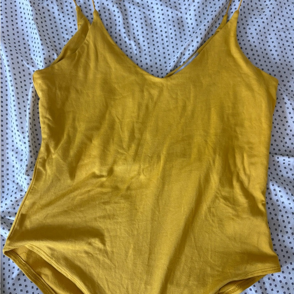 Gaze Mustard Yellow Bodysuit